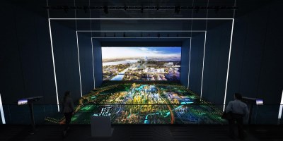 现代展厅3D模型下载